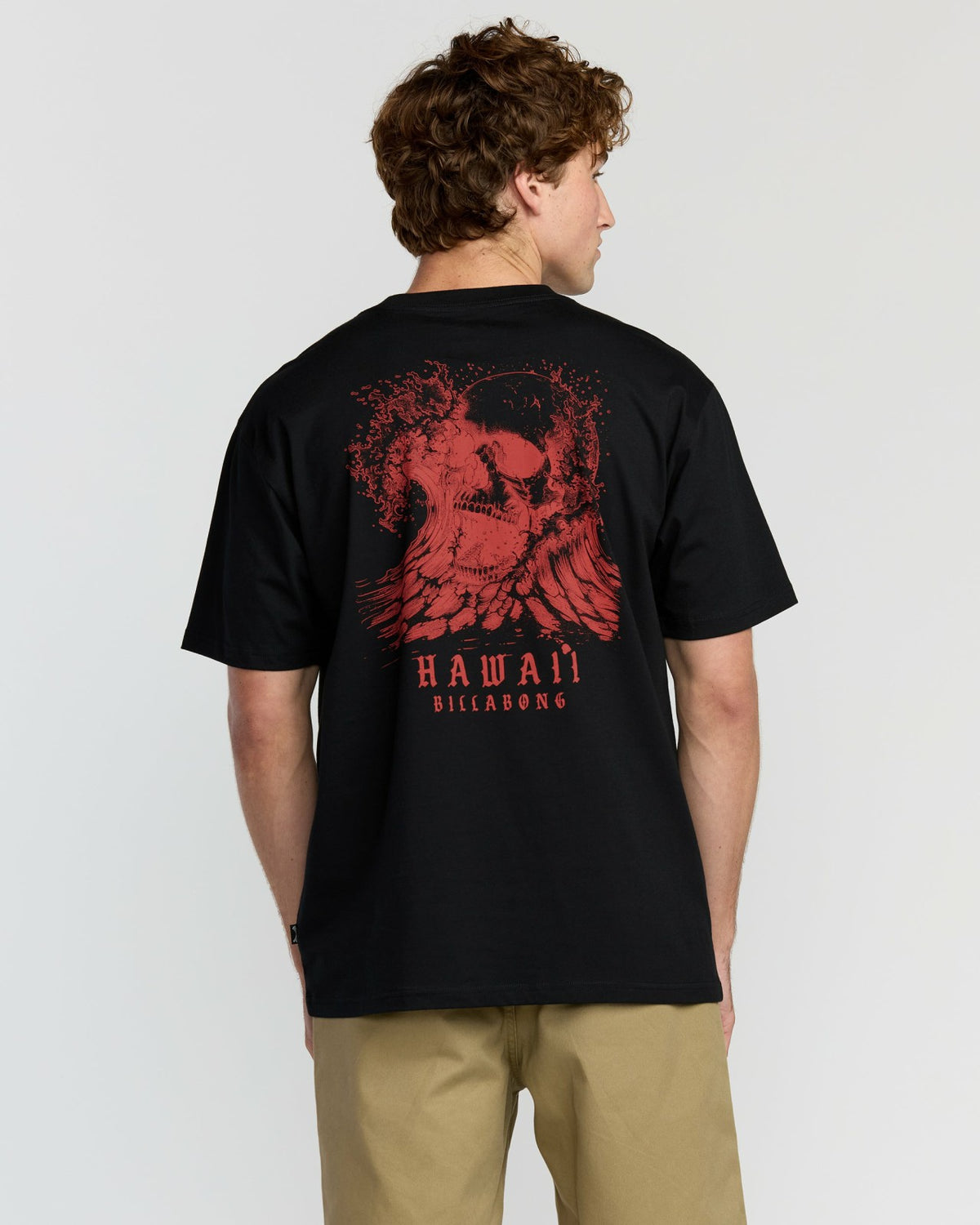 Billabong Skull Wave Hi Regular Short Sleeve T-Shirt - Black