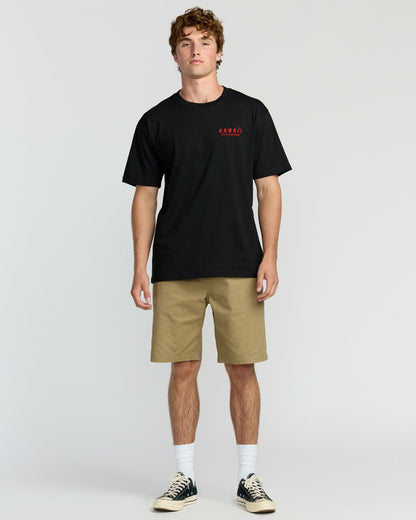 Billabong Skull Wave Hi Regular Short Sleeve T-Shirt - Black