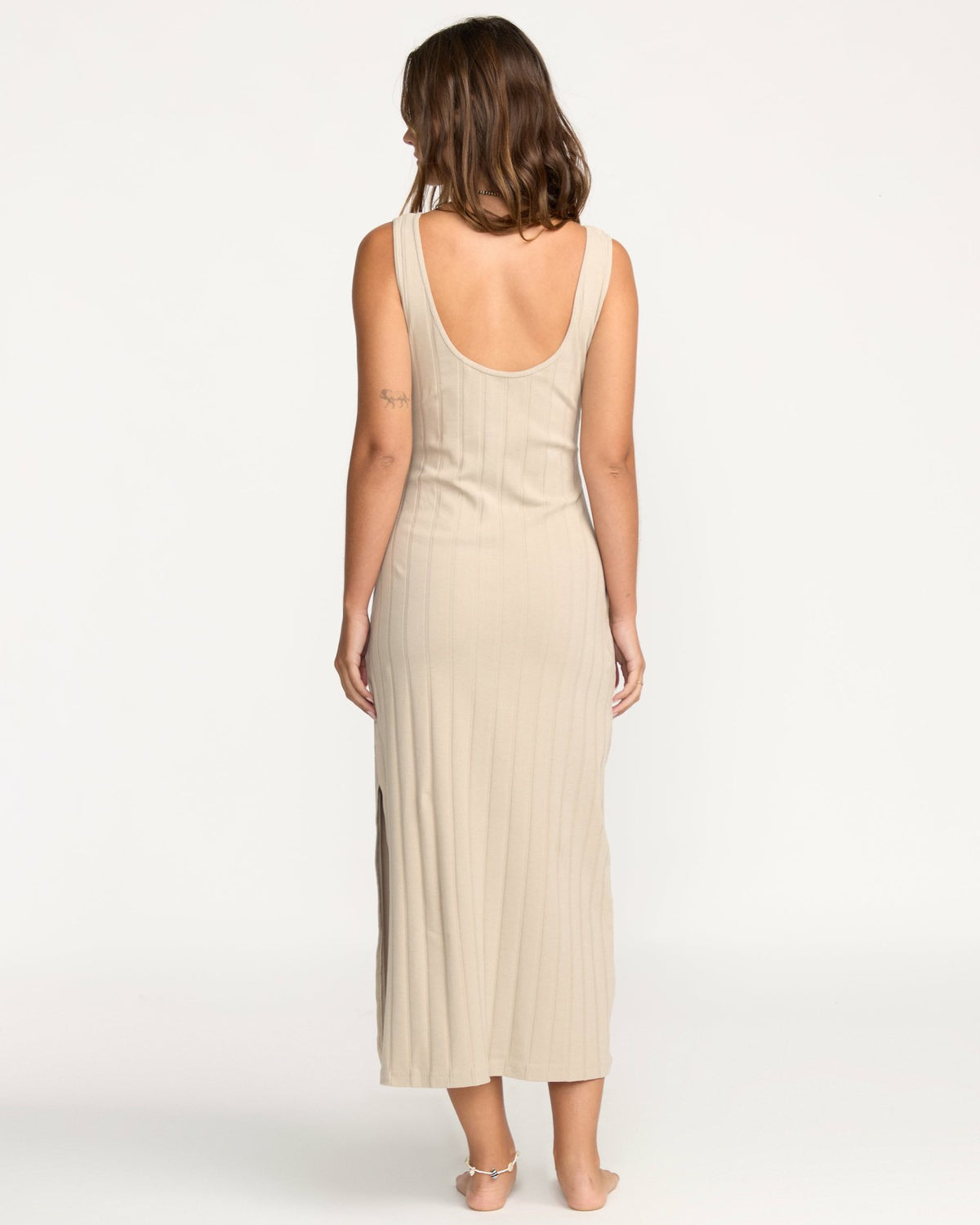 Billabong Slides Midi Knt Dress - Cobblestone