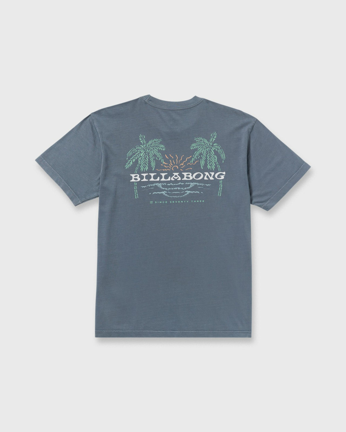 Billabong Social Lounge Premium Wave Wash Short Sleeve T-Shirt - Steel Blue