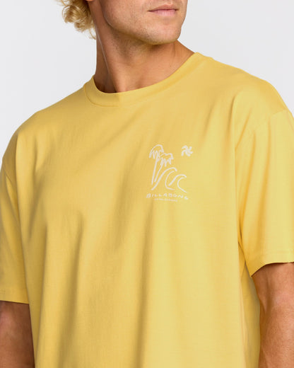 Billabong So Far Regular Short Sleeve T-Shirt - Dust Yellow
