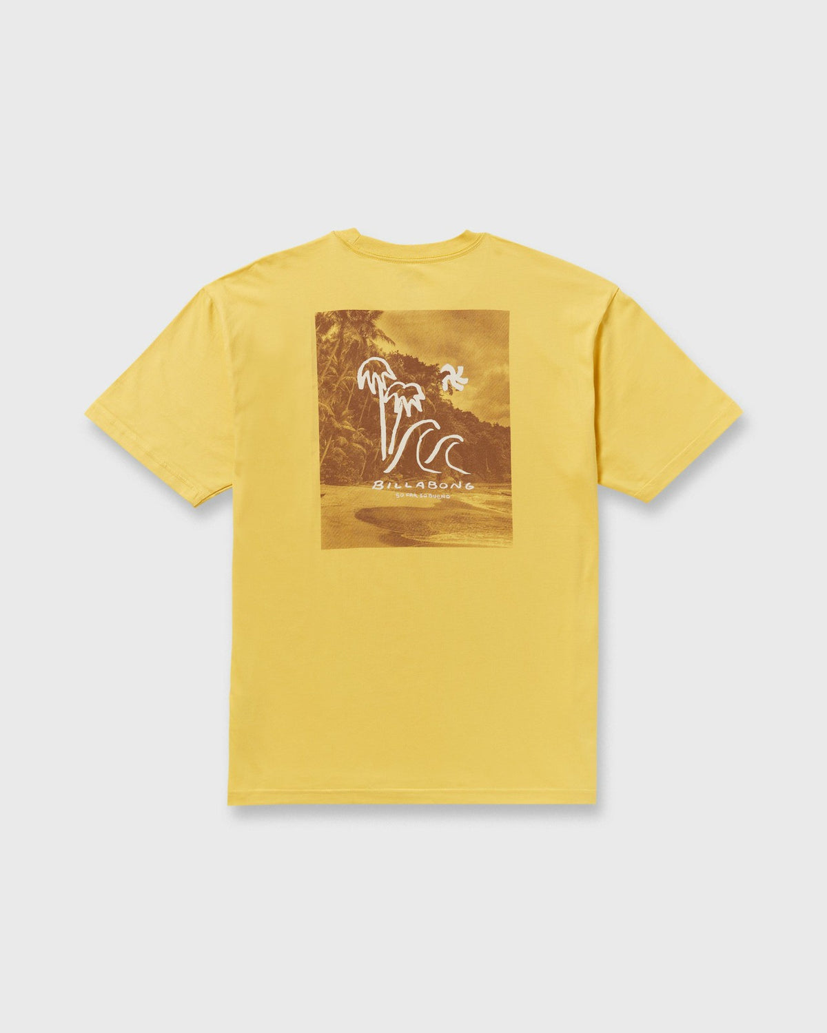 Billabong So Far Regular Short Sleeve T-Shirt - Dust Yellow