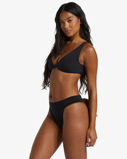 Billabong Sol Searcher Aruba Bikini Bottoms - Black Pebble