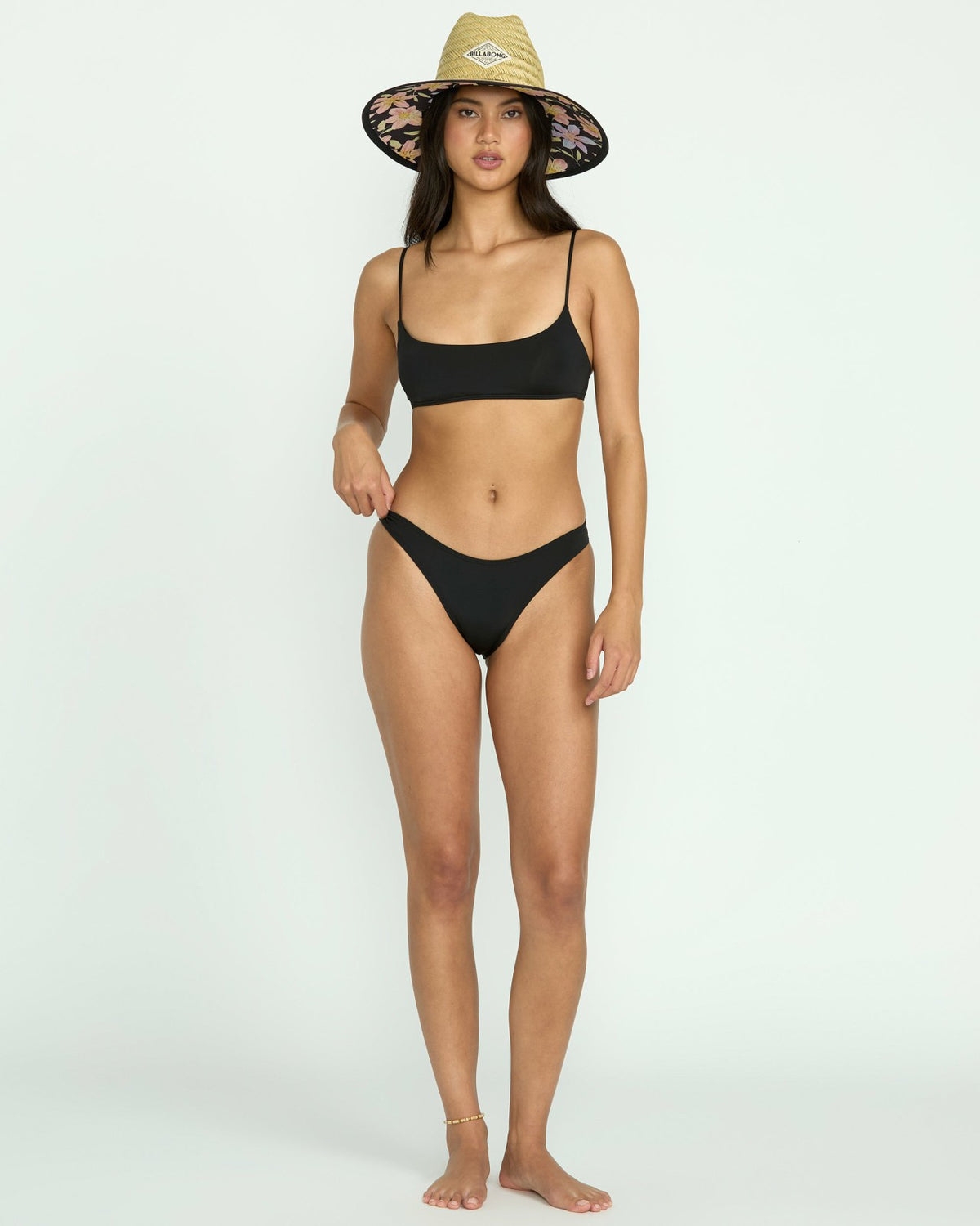 Billabong Sol Searcher Hike Bikini Bottom - Black Pebble
