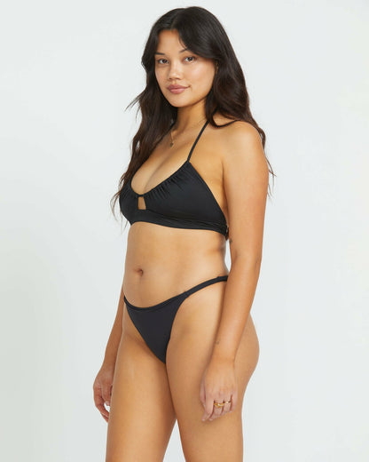 Billabong Sol Searcher Maya Bikini Bottom - Black Pebble