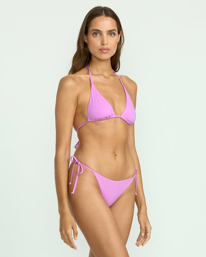 Billabong Sol Searcher Multi Triangle Bikini Top - Bright Rose