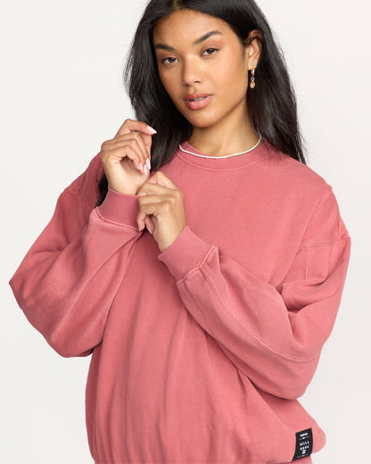 Billabong So Sunny Kendal Crewneck Sweatshirt - Wild Ginger