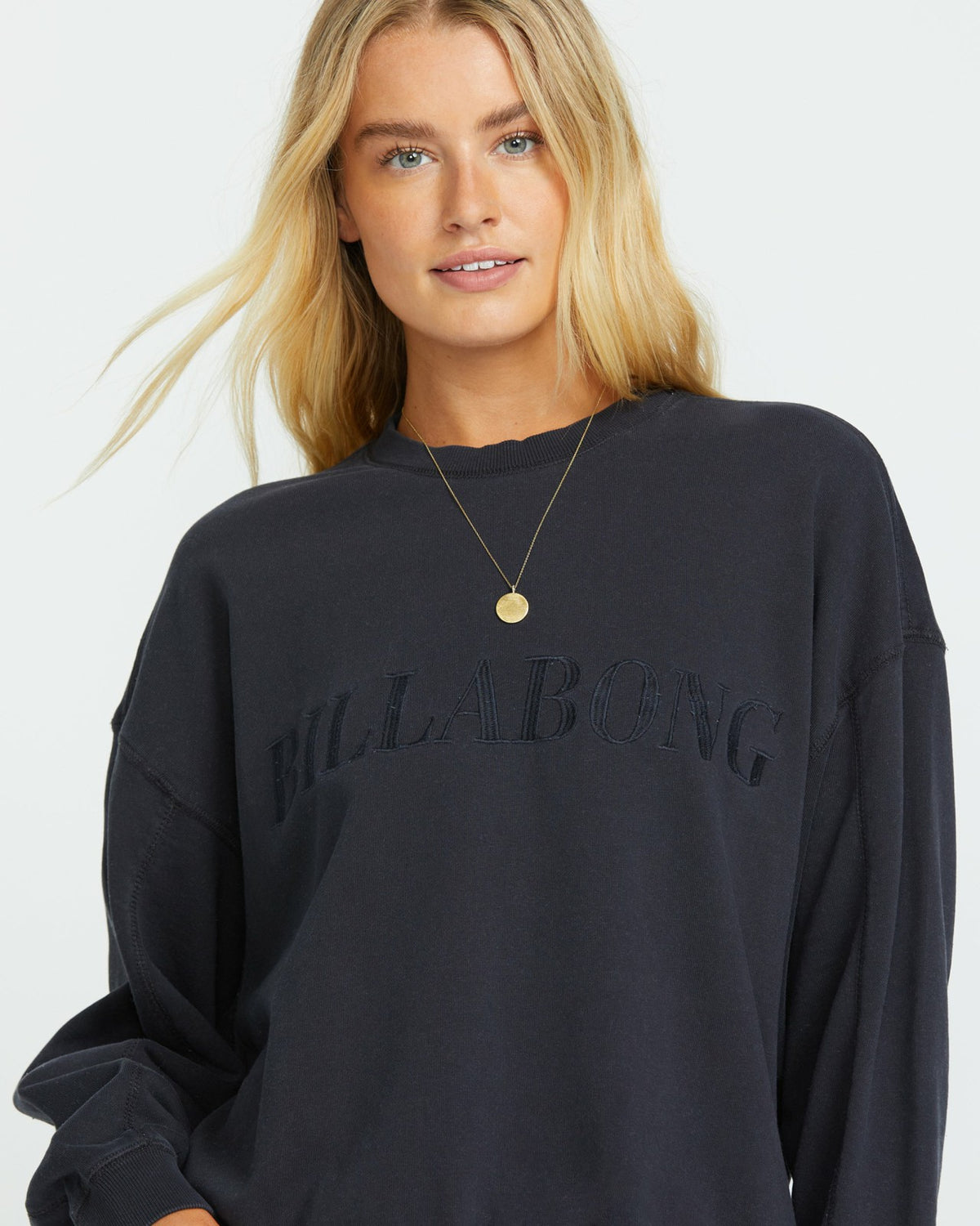 Billabong So Typical Kendal Crew Sweatshirt - Black Pebble