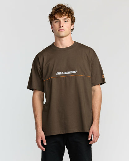 Billabong Spec 73 Legacy Short Sleeve T-Shirt - Dark Brown