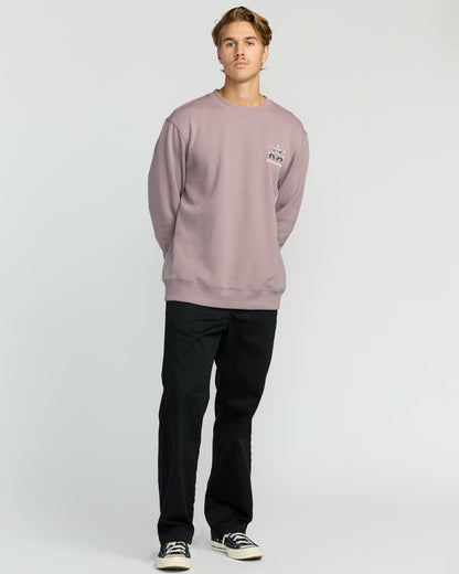 Billabong Split The Peak Crewneck Sweatshirt - Purple Ash