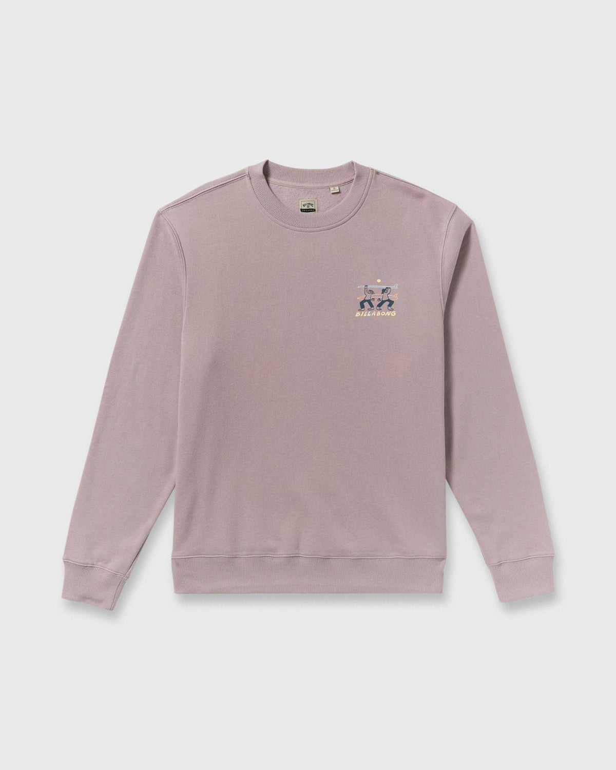 Billabong Split The Peak Crewneck Sweatshirt - Purple Ash