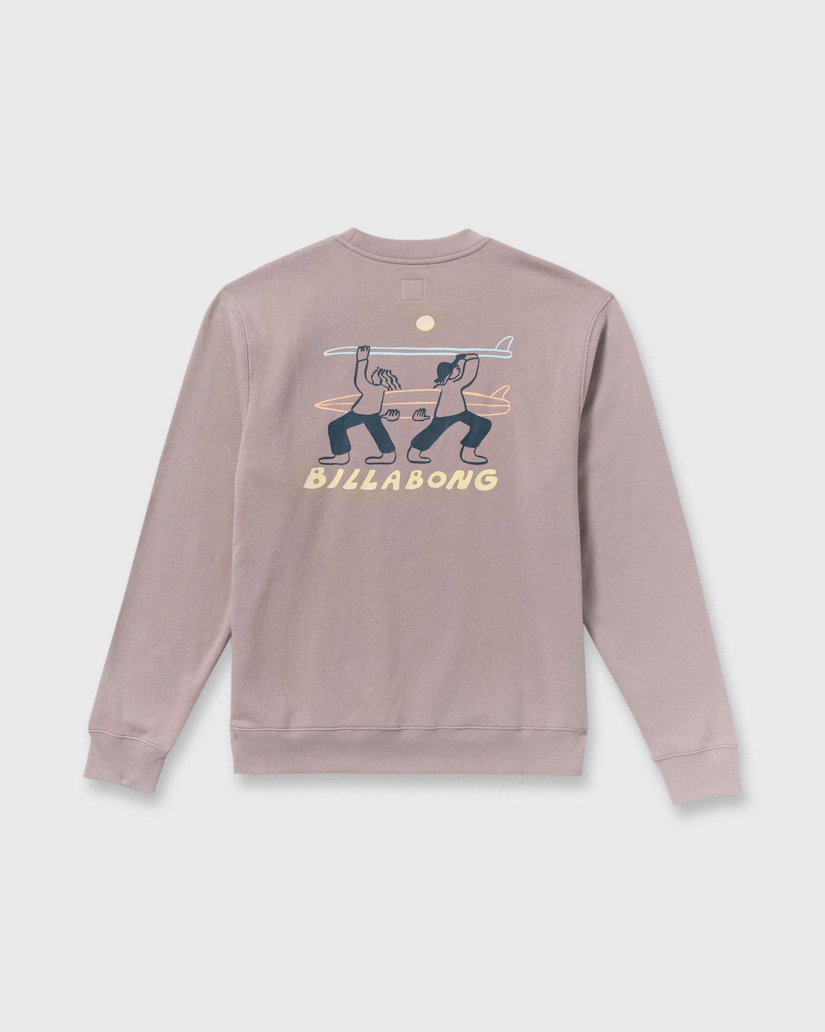 Billabong Split The Peak Crewneck Sweatshirt - Purple Ash