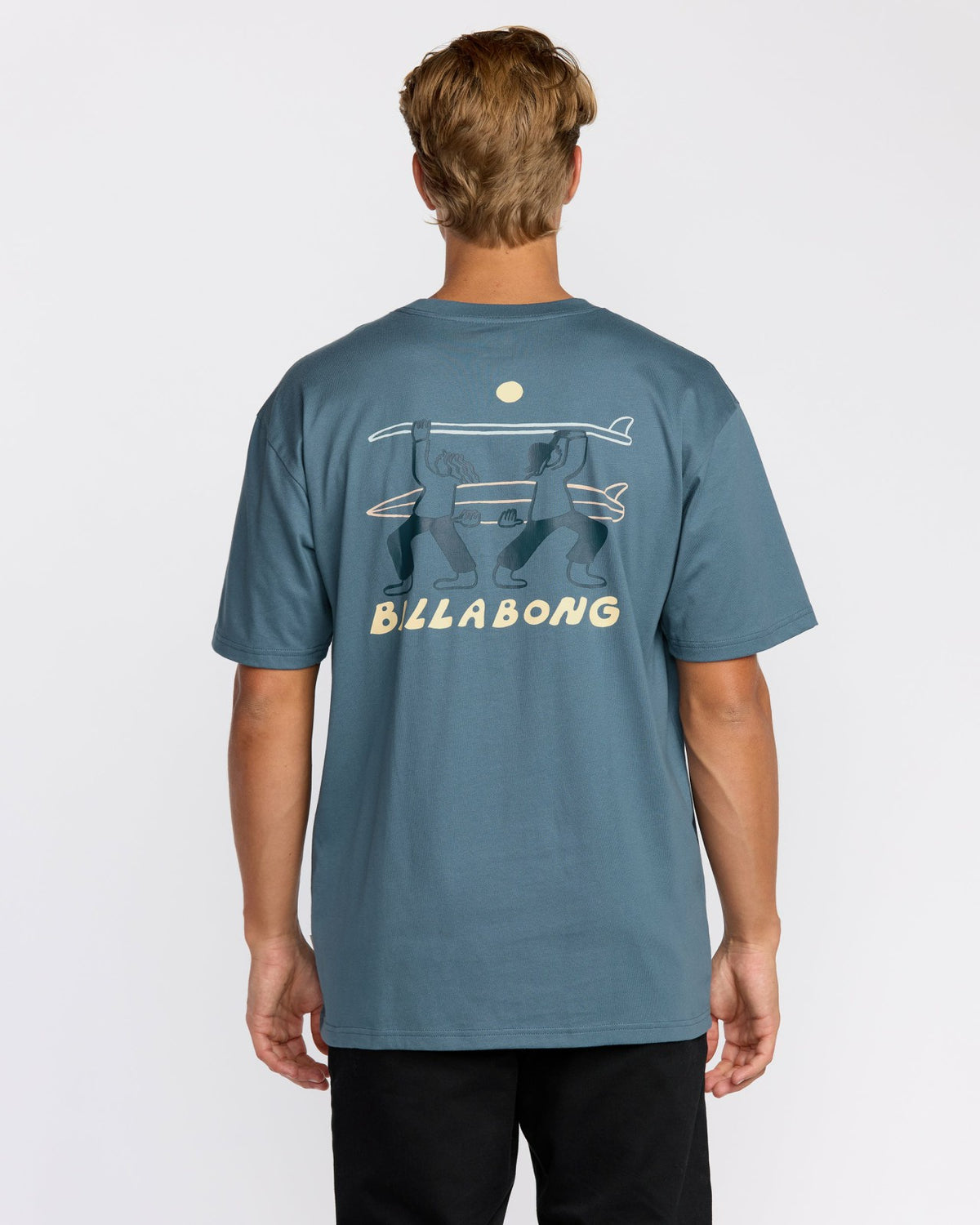 Billabong Split The Peak Regular Short Sleeve T-Shirt - Steel Blue