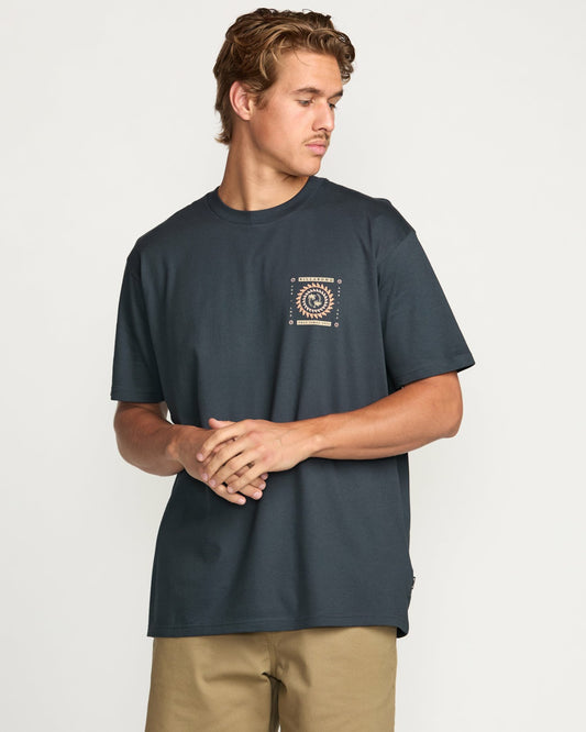 Billabong Spun Out Premium Tee - Aged Indigo