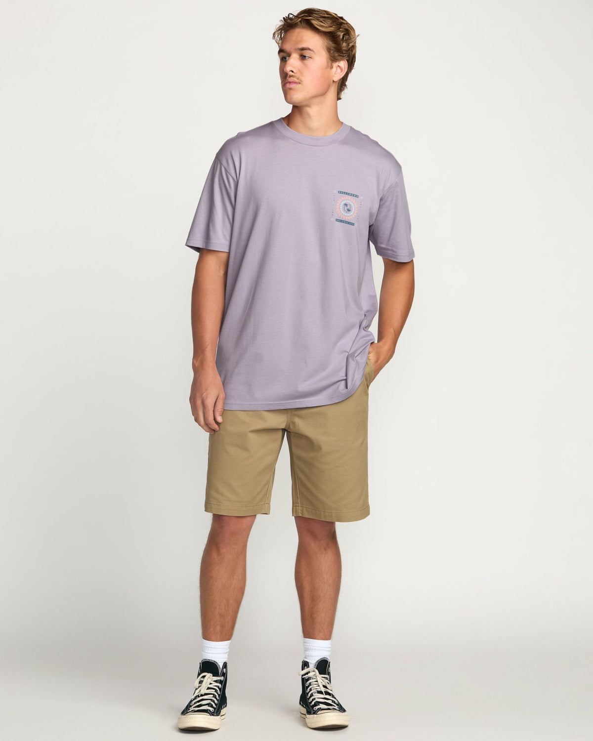 Billabong Spun Out Premium Tee - Light Purple
