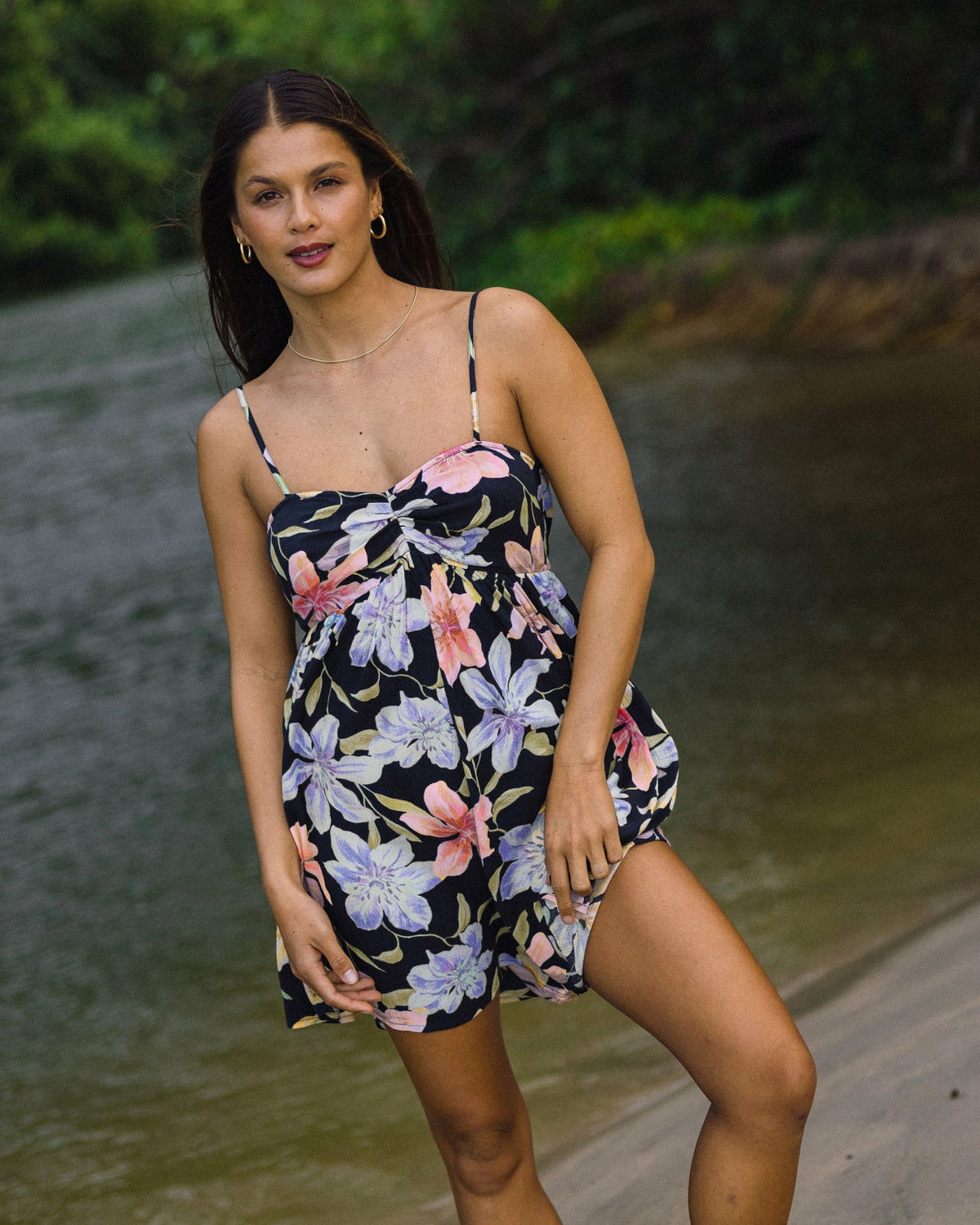 Billabong Star Glow Romper - Black Multi