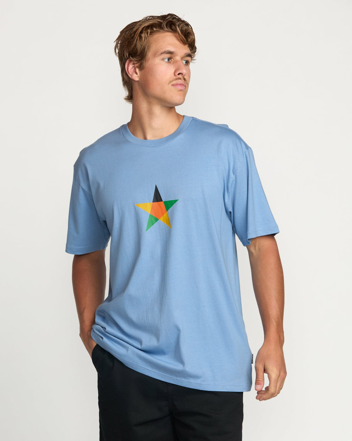 Billabong Billabong x Mami Wata Star Regular Tee - Sky Blue
