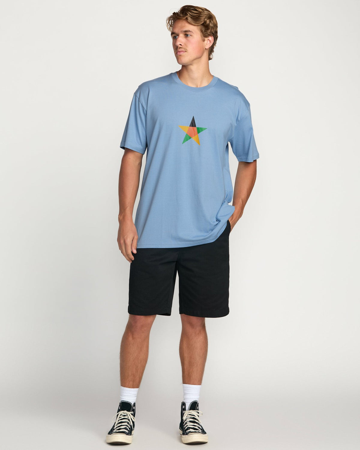 Billabong Billabong x Mami Wata Star Regular Tee - Sky Blue
