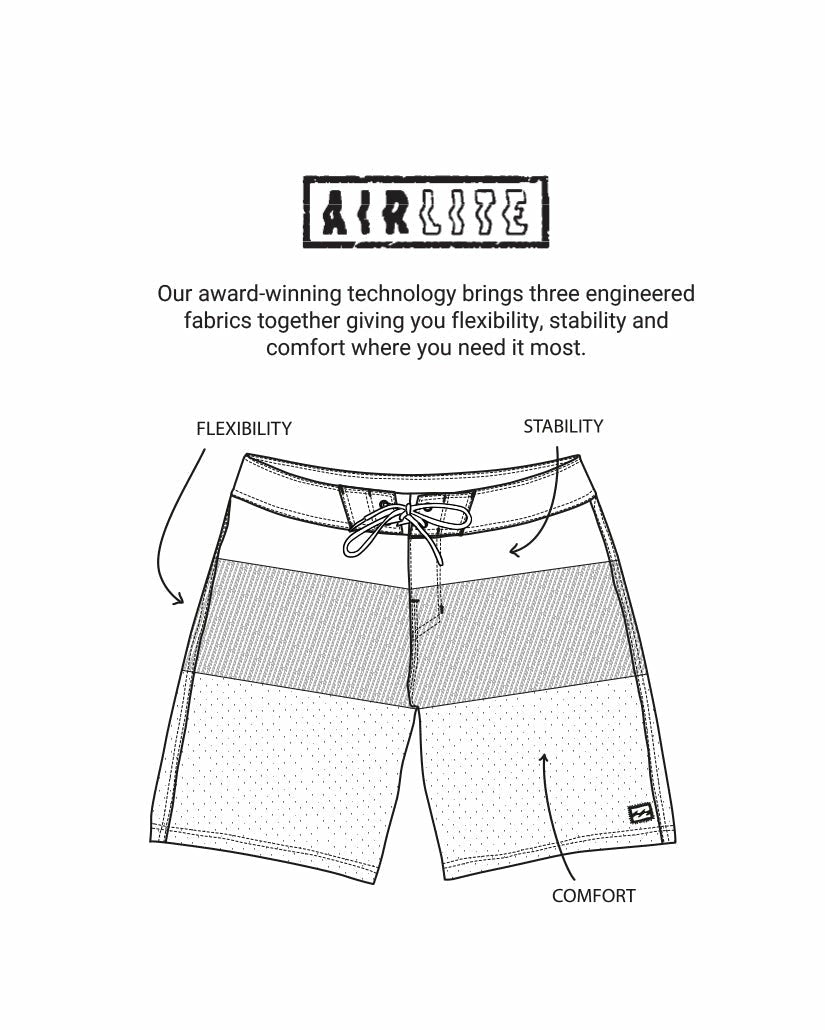Billabong Straddie Airlite 20" Boardshorts - Navy
