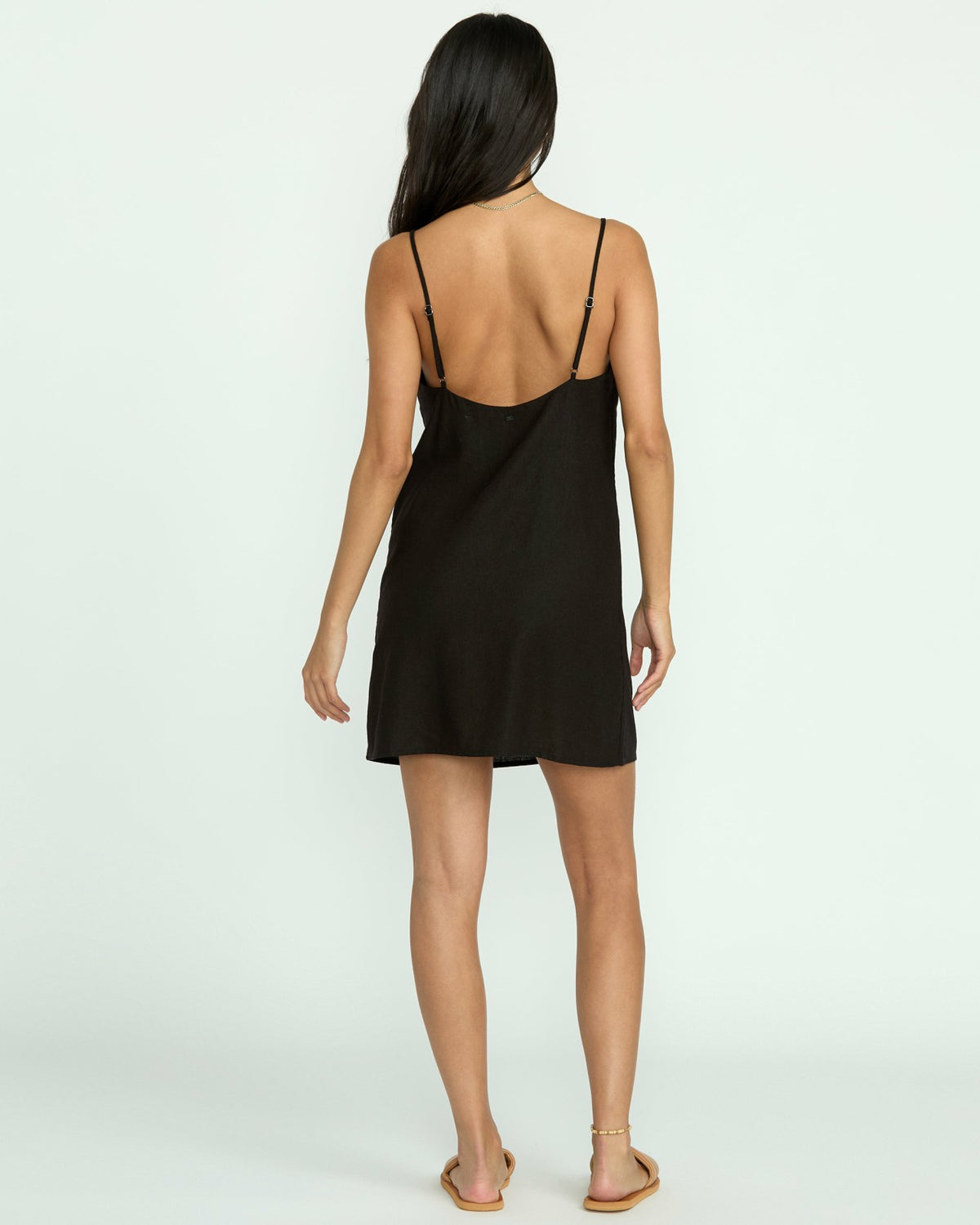 Billabong Summer Love Mini Slip Dress - Black