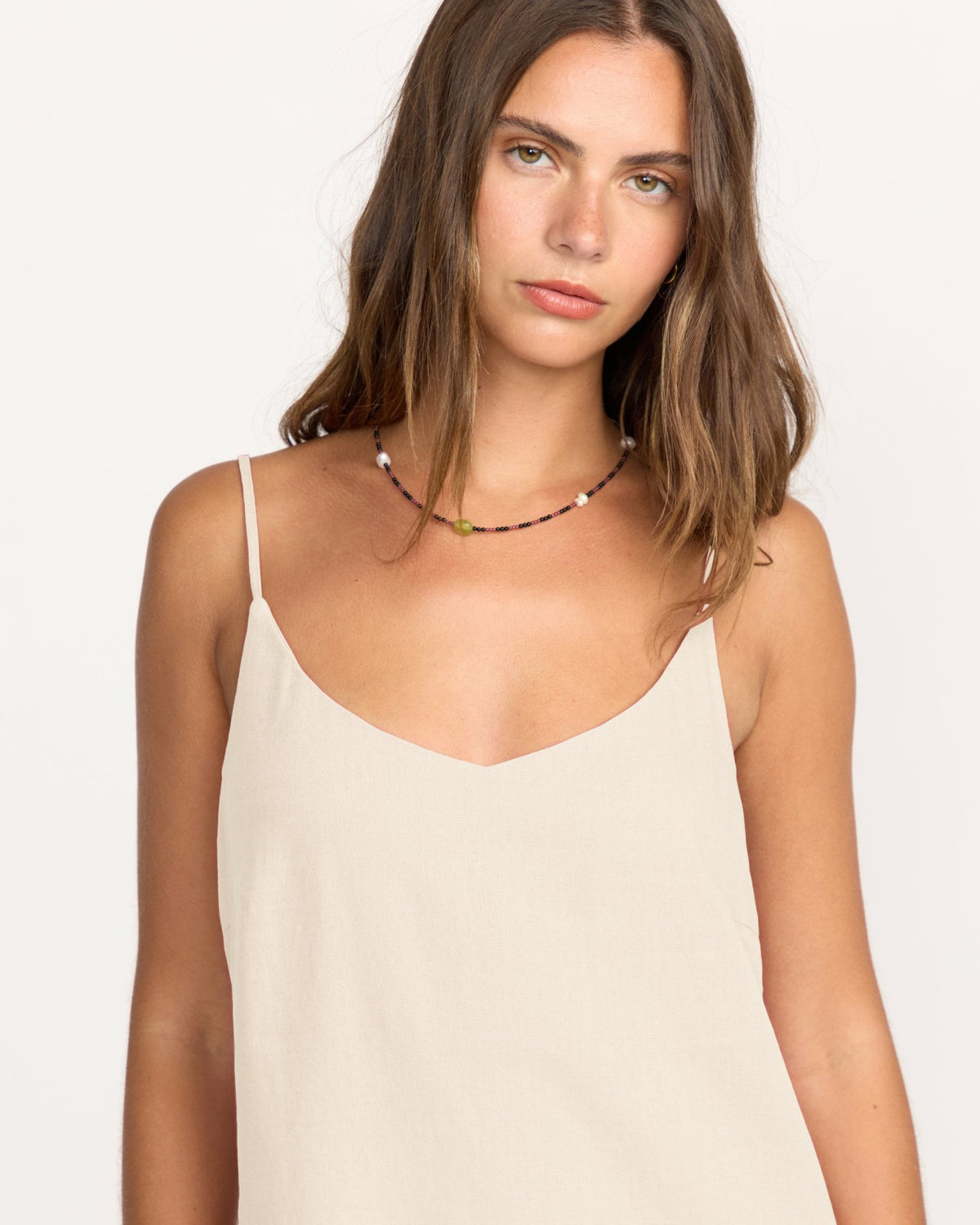 Billabong Summer Love Mini Slip Dress - Salt Crystal