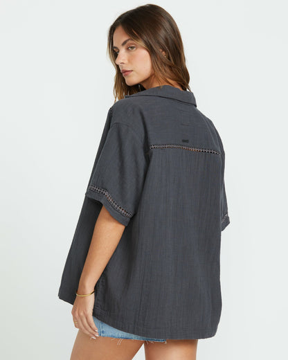 Billabong Summers End Short Sleeve Shirt - Black Sands