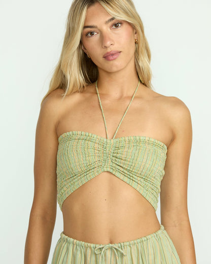 Billabong Summer Sunshine Crop Top - Pistachio
