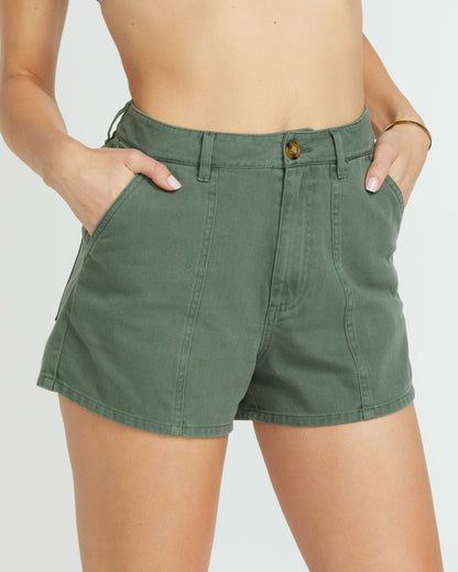 Billabong Sun Days Denim Shorts - Forest