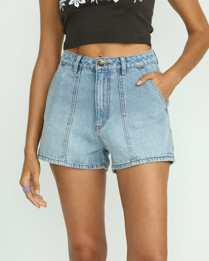 Billabong Sun Days Denim Shorts - Indigo Rinse