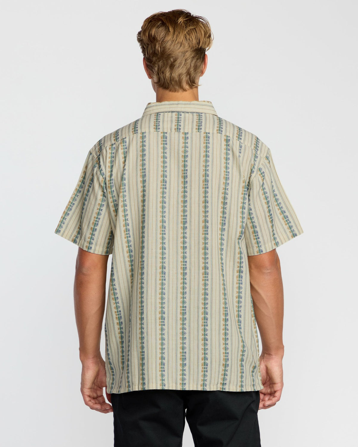 Billabong Sundays Jacquard Short Sleeve Shirt - Cream