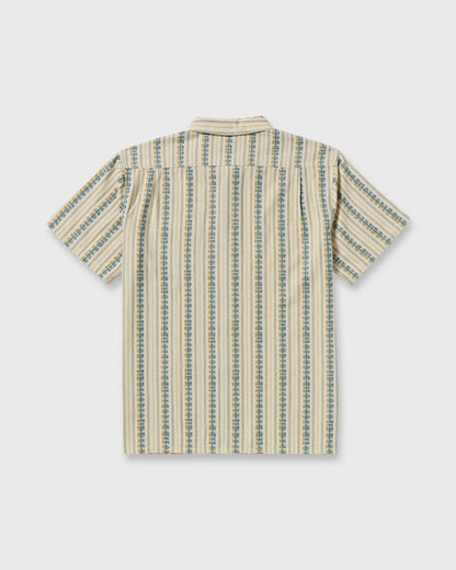Billabong Sundays Jacquard Short Sleeve Shirt - Cream
