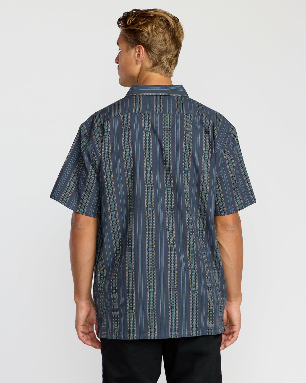 Billabong Sundays Jacquard Short Sleeve Shirt - Dark Navy