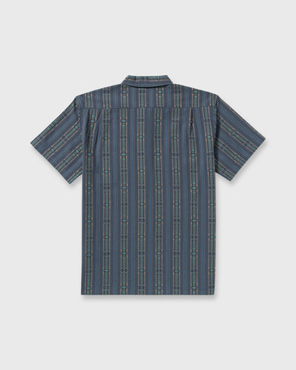 Billabong Sundays Jacquard Short Sleeve Shirt - Dark Navy