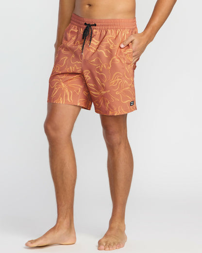 Billabong Sundays Laybacks 17" Trunks - Dusty Rose