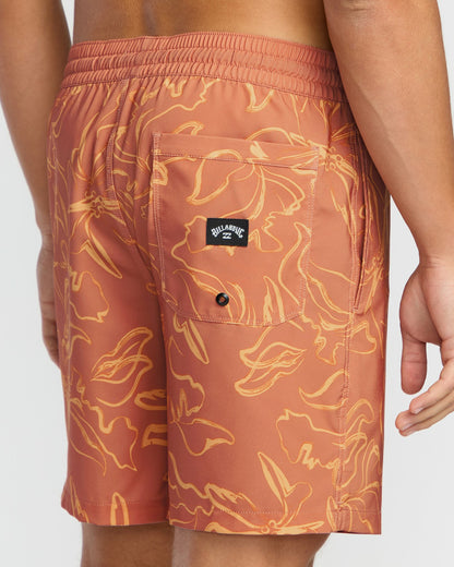 Billabong Sundays Laybacks 17" Trunks - Dusty Rose