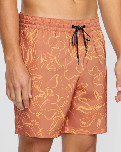Billabong Sundays Laybacks 17" Trunks - Dusty Rose