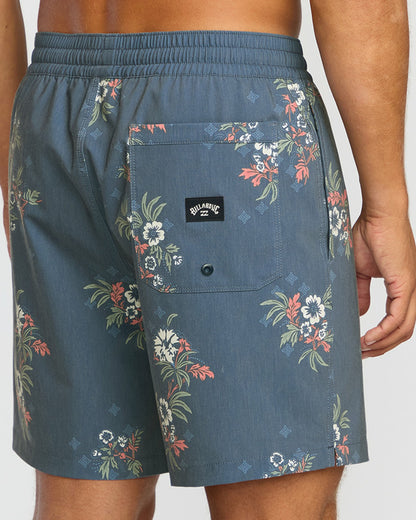 Billabong Sundays Laybacks 17" Trunks - Steel Blue
