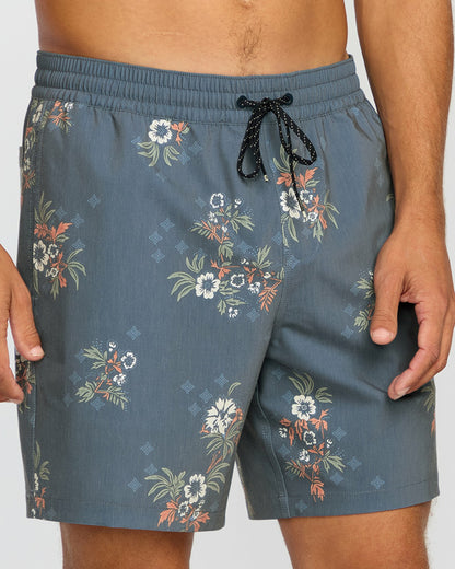 Billabong Sundays Laybacks 17" Trunks - Steel Blue