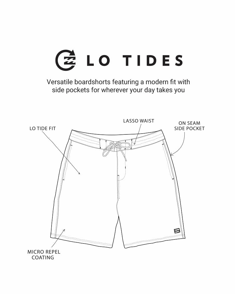Billabong Sundays Lo Tide 19" Boardshorts - Multi