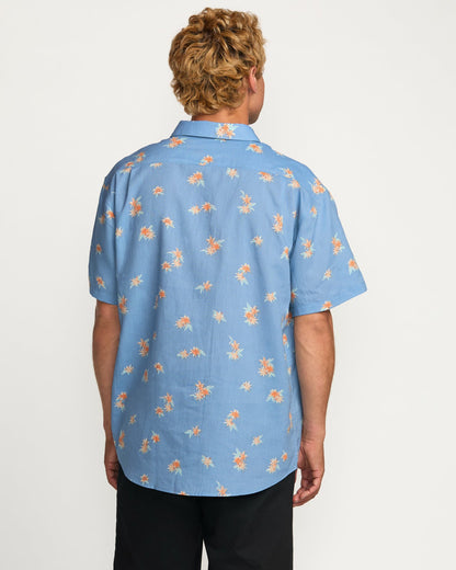 Billabong Sundays Mini Short Sleeve Shirt - Carolina Blue