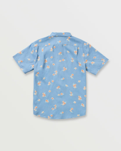 Billabong Sundays Mini Short Sleeve Shirt - Carolina Blue