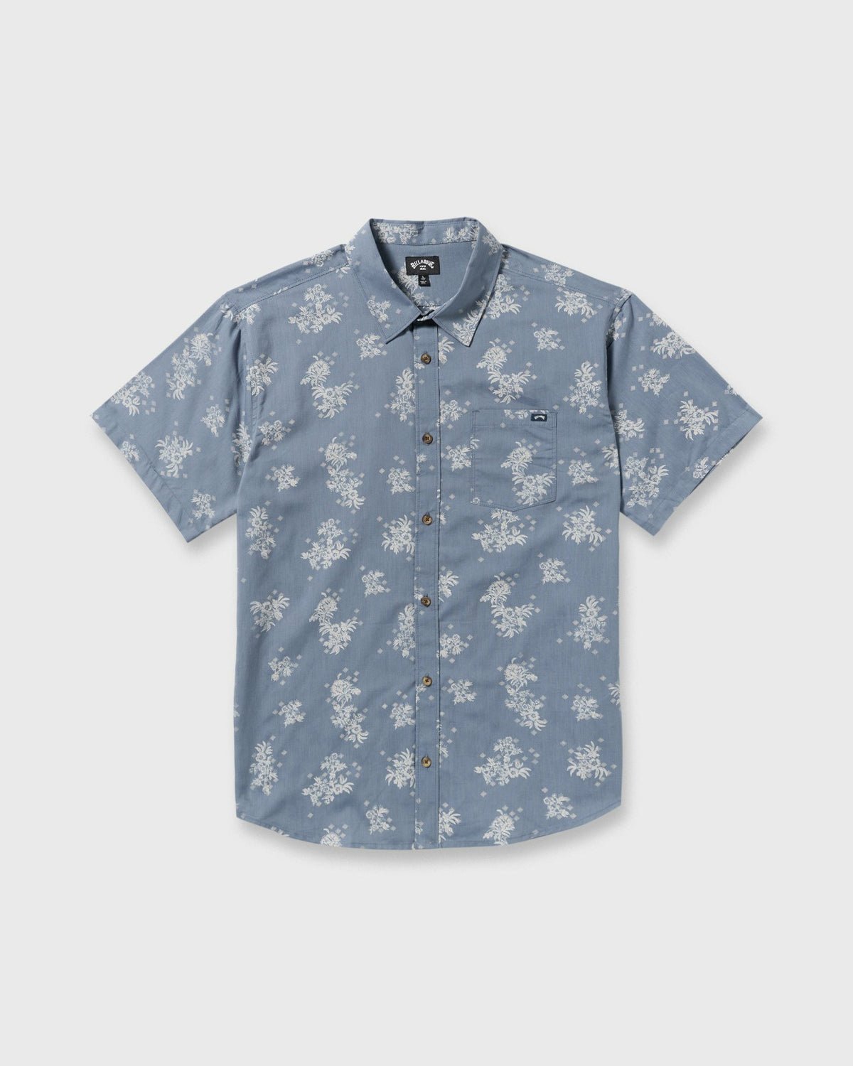 Billabong Sundays Mini Short Sleeve Shirt - Steel Blue