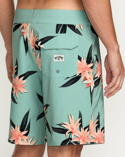 Billabong Sundays Pro Performance 19" Boardshorts - Mist Green