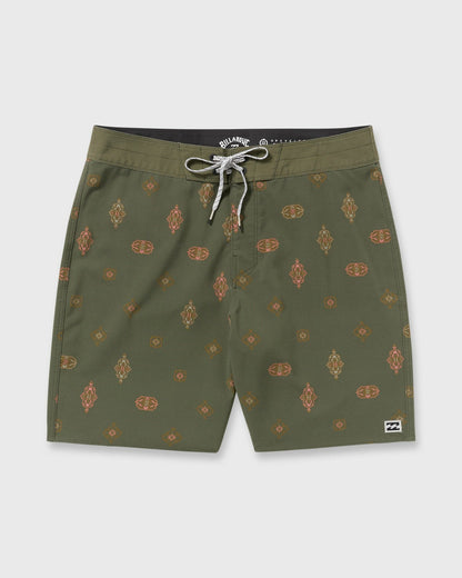 Billabong Sundays Pro Performance 19" Boardshorts - Military