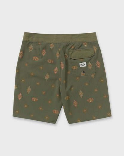 Billabong Sundays Pro Performance 19" Boardshorts - Military