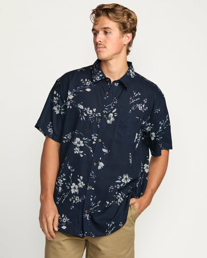 Billabong Sundays Short Sleeve Shirt - Dark Navy