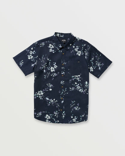 Billabong Sundays Short Sleeve Shirt - Dark Navy