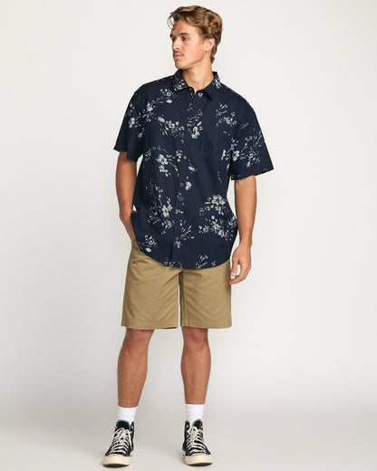 Billabong Sundays Short Sleeve Shirt - Dark Navy