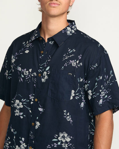 Billabong Sundays Short Sleeve Shirt - Dark Navy