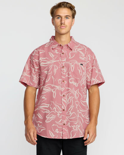Billabong Sundays Short Sleeve Shirt - Faded Rose